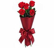 Букет 5 Красных роз Эдлесс Лав в Пшичо