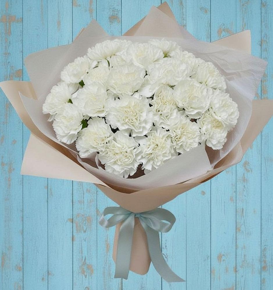 Букет цветов из: Гвоздики в Пшичо