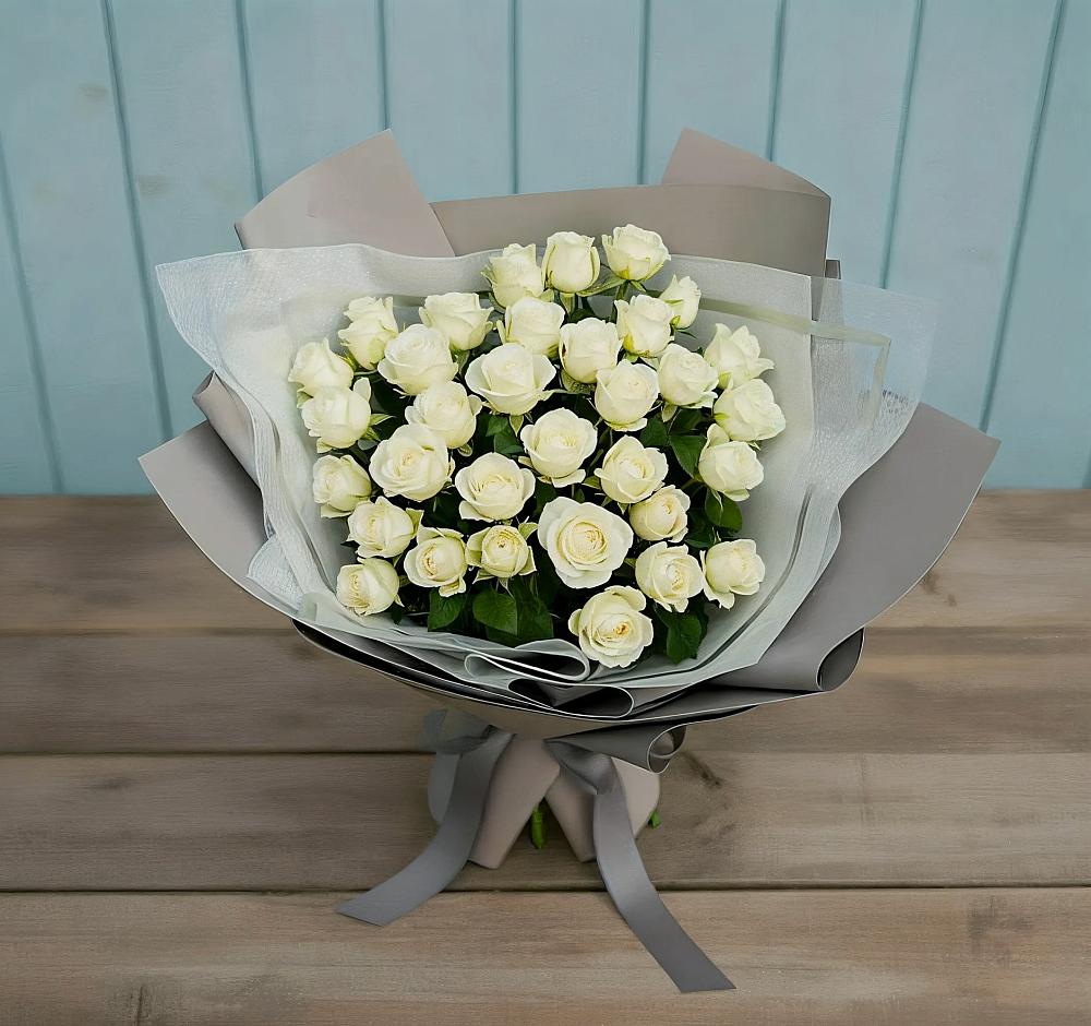 Букет Белоснежная нежность в Пшичо