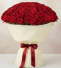 Букет 101 Красная роза Милано в Пшичо