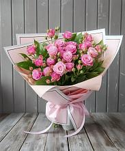 Букет Розовый кустик #REPLACE_PRED# Пшичо