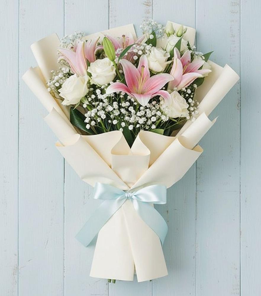 Букет цветов из: Лилии в Пшичо