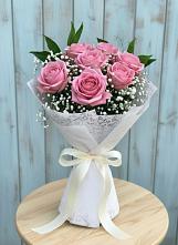 Букет цветов из:  Розы #REPLACE_PRED# Пшичо