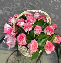 Цветочная композиция из Розы в корзине #REPLACE_PRED# Пшичо