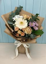 Букет цветов из:  Герберы и Хризантемы в Пшичо
