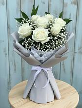 Букет цветов из:  Розы #REPLACE_PRED# Пшичо