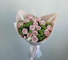 Букет цветов из:  Розы и Хризантемы #REPLACE_PRED# Пшичо