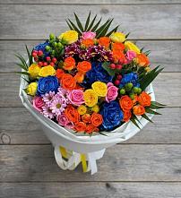 Букет цветов из:  Розы и Хризантемы в Пшичо