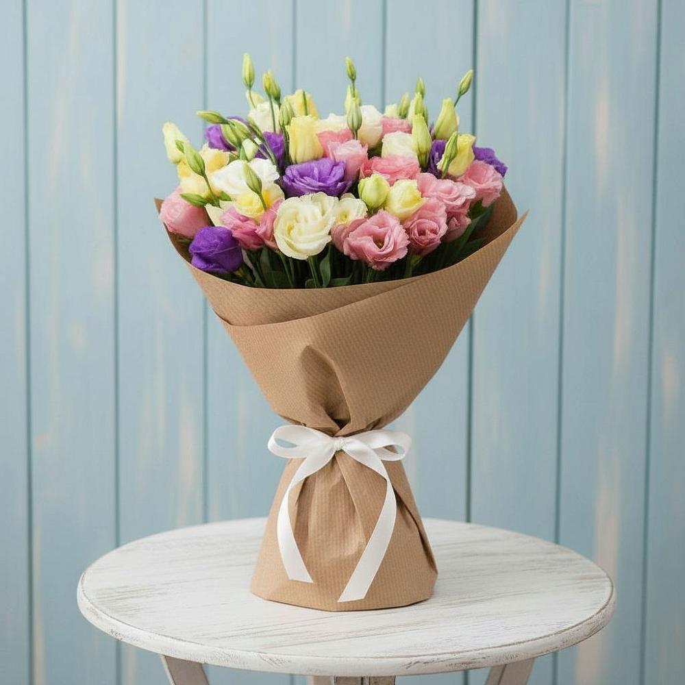 Букет цветов из: Лизиантусы в Пшичо