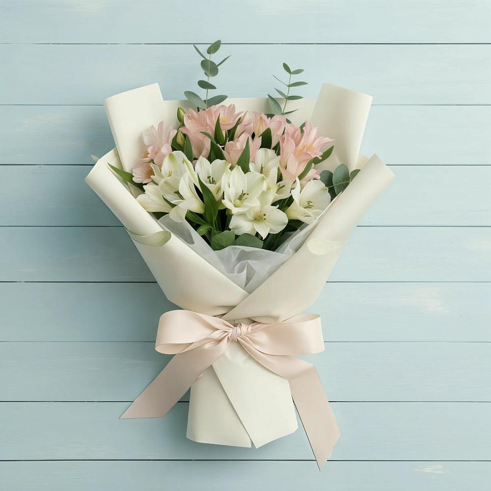 Букет цветов из: Альстромерии в Пшичо