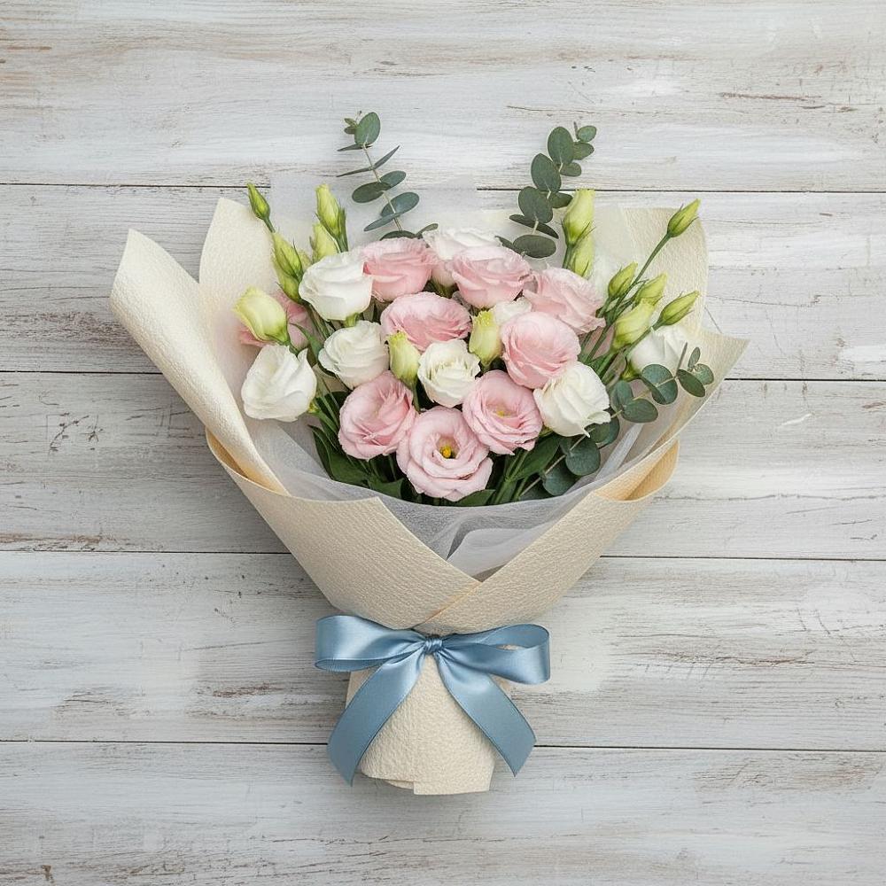 Букет цветов из: Лизиантусы в Пшичо